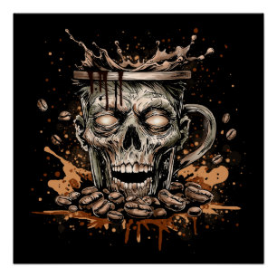 Pôster Zombie Coffee
