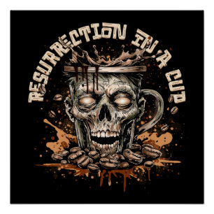 Pôster Zombie Coffee