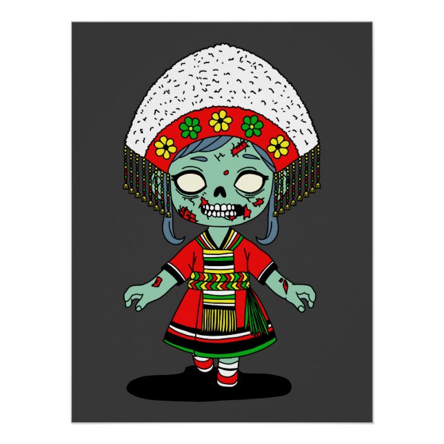 Pôster Zombie Cute Taiwan (Frente)