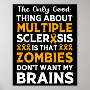 Poster Zombie de Esclerose Múltipla do Guerreiro