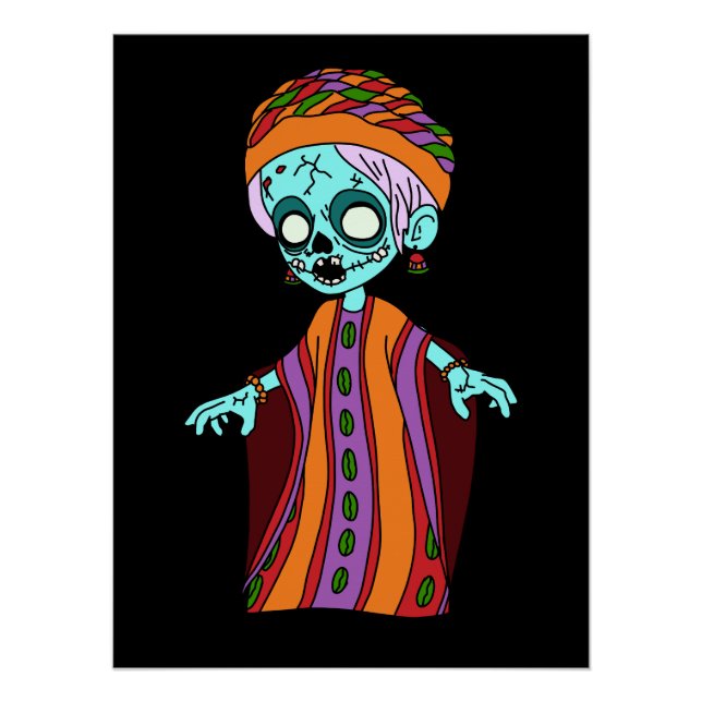Pôster Zombie malaia (Frente)