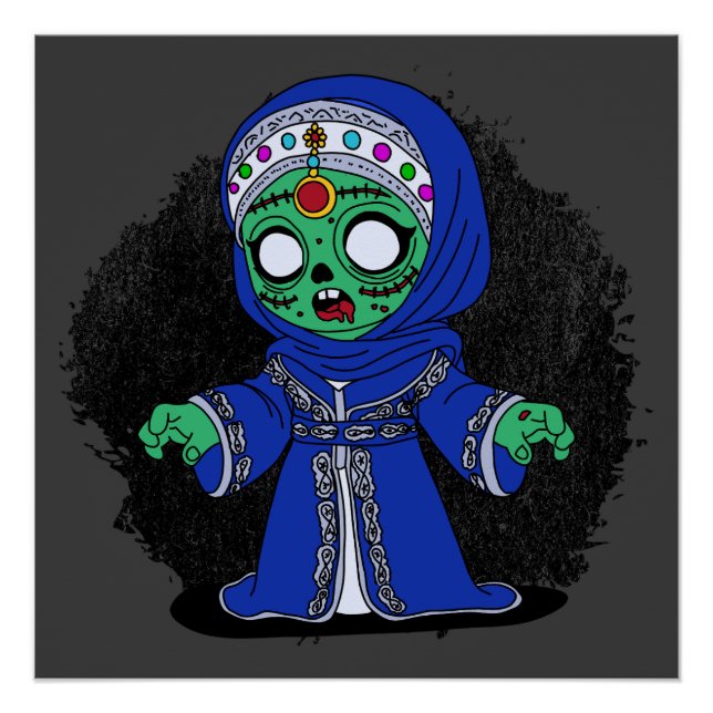 Pôster Zombie marroquino giro (Frente)
