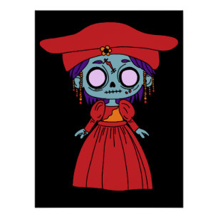 Pôster Zombie Namibiana Cute
