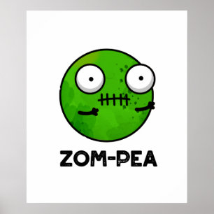 Poster Zombie Pea Pun