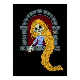 Pôster Zombie Rapunzel