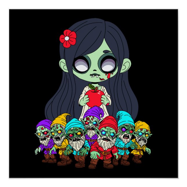 Pôster Zombie Snow White (Frente)