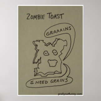 Poster Zombie Toast