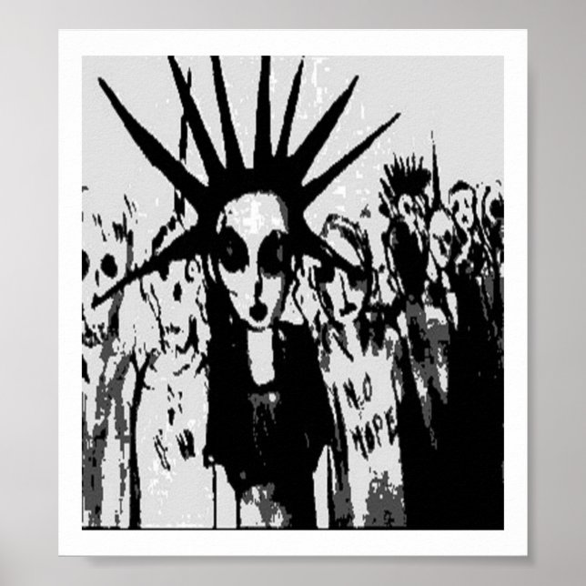 Poster Zombies digitais (Frente)