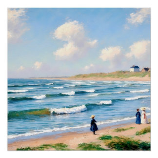 Pôster Zomerpicknick aan de Kust