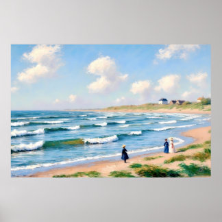 Poster Zomerpicknick aan de Kust