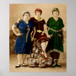 Poster zona balnear de Atlantic City RPPC