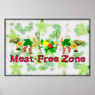Poster Zona Carne-Livre