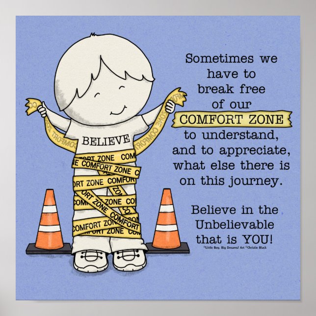 Poster Zona de conforto (Frente)