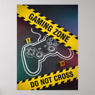 Poster Zona de Jogo Não Ultrapasse