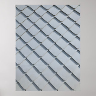 Poster zona do telhado da cinza