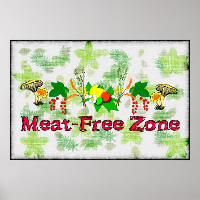 Poster Zona indene de carne (Frente)