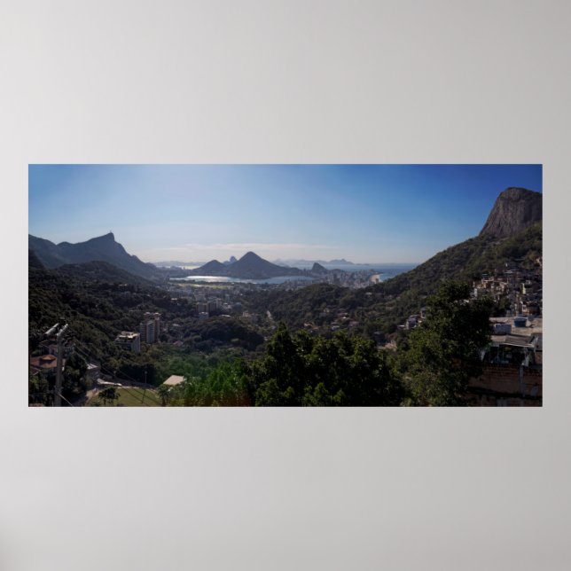 Pôster Zona Sul Do Rio De Janeiro (Frente)