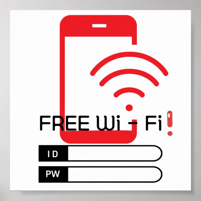 POSTER ZONA WIFI GRATUITA (Frente)