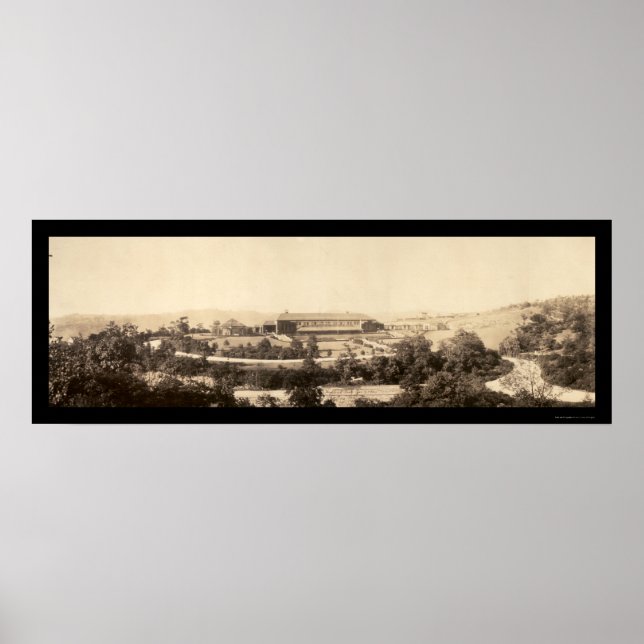 Pôster Zoo em Pittsburgh PA Foto 1905 (Frente)