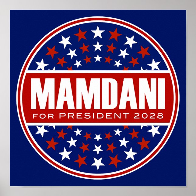 Poster Zorhan Mamdami Presidente 2028 (Frente)