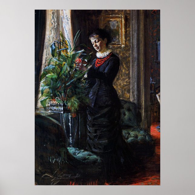 Poster Zorn - Fru Lisen Samson (Frente)