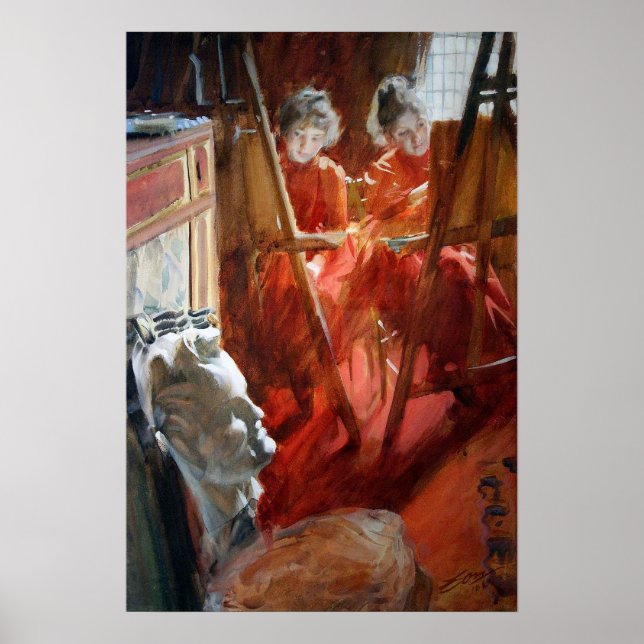 Poster Zorn - Les Demoiselles Schwartz (Frente)