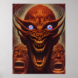 Poster Zoroastrian demons