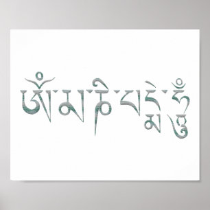 Poster Zumbido do OM Mani Padme