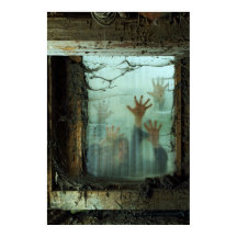 zumbis fora de uma janela