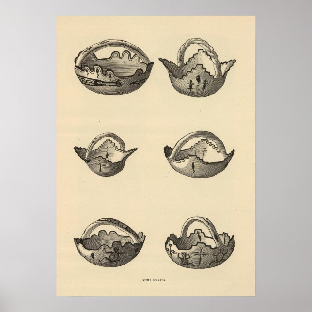 Pôster Zuni grails (Frente)