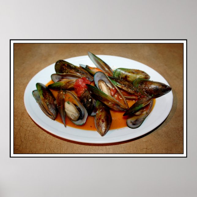 Poster Zuppa di Mussels (Frente)