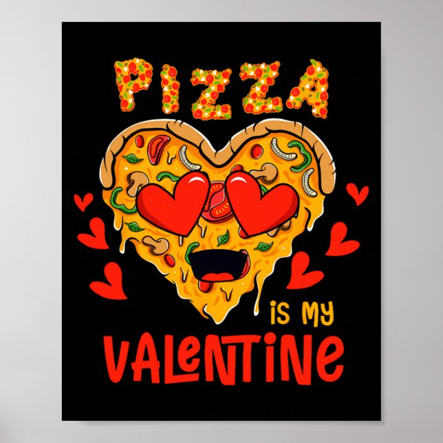 Poster Zza Is My Valentine Funny Valentines Day Boys Gi _ (Frente)