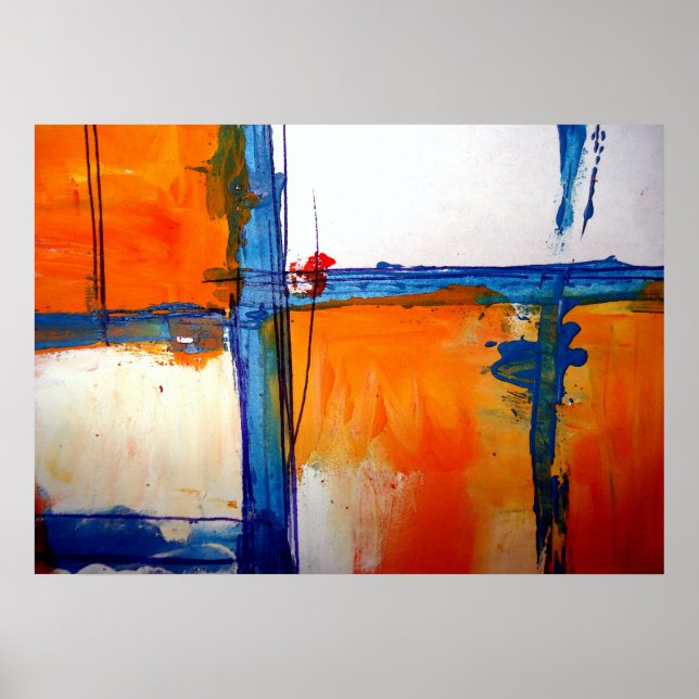 Pôsteres de Arte Abstrata Moderna (Frente)