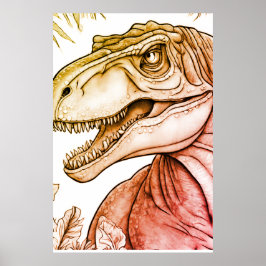 Pôsteres de Dinossauros para a Parede do Quarto da