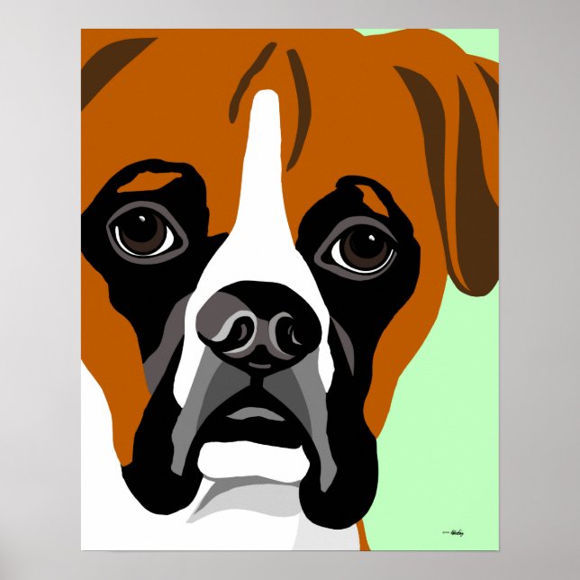 Posters Boxer Dog (Frente)