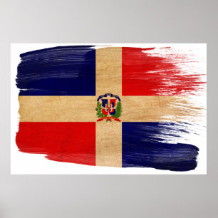 Posters da bandeira da República Dominicana