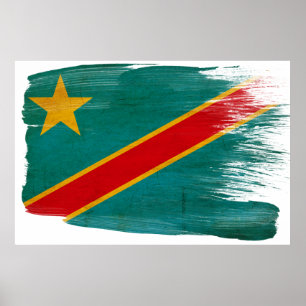 Posters da bandeira de Congo