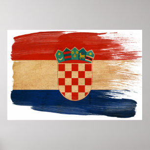 Posters da bandeira de Croatia