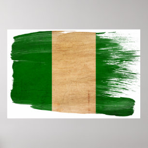 Posters da bandeira de Nigéria