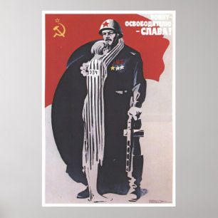 Posters da propaganda de União Soviética da guer