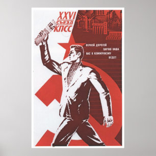 Posters da propaganda de União Soviética da guer