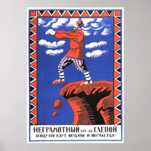 Posters da propaganda de União Soviética da guer