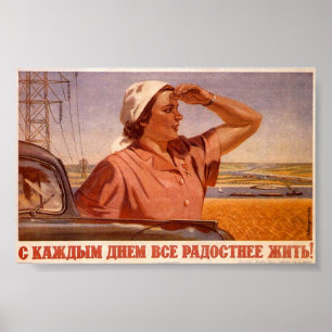 Posters da propaganda de União Soviética da guer
