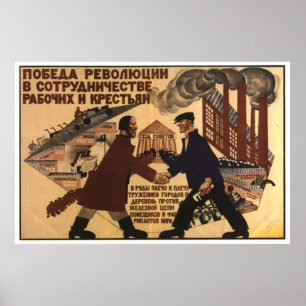 Posters da propaganda de União Soviética da guer