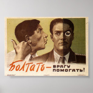 Posters da propaganda de União Soviética da guer