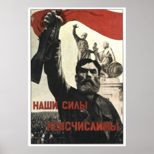 Posters da propaganda de União Soviética da guer