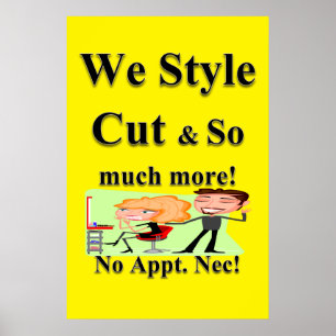 Posters da Salon Barbershop