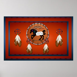 Posters das setas do cavalo n