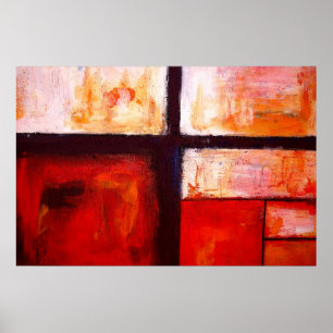 Posters de Abstrato de arte moderna em quadrados A