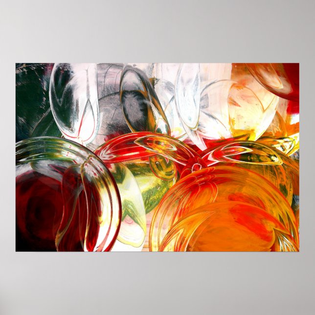 Posters de Abstrato de computador - Impressão de a (Frente)